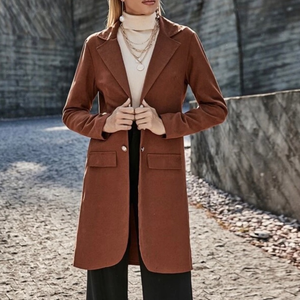 Double breasted longline Blazer